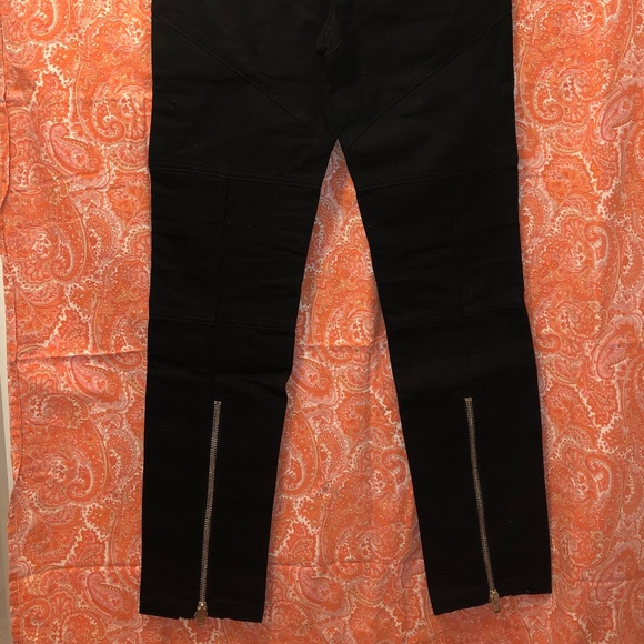 Givenchy Black Moto Jeans (new!) - Picture 3 of 8